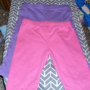 #424 Pink & Purple Leggings